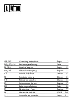 Preview for 2 page of Parkside 382543 2110 Operating Instructions Manual