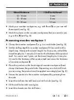 Предварительный просмотр 8 страницы Parkside 382543 2110 Operating Instructions Manual