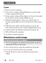 Preview for 11 page of Parkside 382543 2110 Operating Instructions Manual