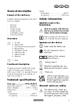 Preview for 5 page of Parkside 385161 2107 Original Instructions Manual