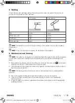 Предварительный просмотр 17 страницы Parkside 385180 2107 Operation And Safety Notes Translation Of The Original Instructions