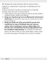 Preview for 8 page of Parkside 385615 2107 Assembly, Operating And Safety Instructions