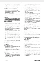 Предварительный просмотр 13 страницы Parkside 3901227974 Operating And Safety Instructions Manual