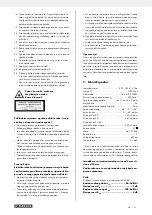 Предварительный просмотр 26 страницы Parkside 3901227974 Operating And Safety Instructions Manual