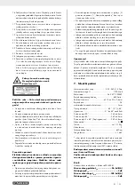 Предварительный просмотр 40 страницы Parkside 3901227974 Operating And Safety Instructions Manual