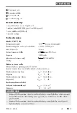 Предварительный просмотр 94 страницы Parkside 390411 2201 Translation Of The Original Instructions