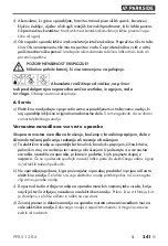 Preview for 244 page of Parkside 390411 2201 Translation Of The Original Instructions