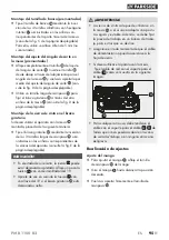 Preview for 99 page of Parkside 390483 2201 Translation Of The Original Instructions