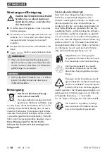 Preview for 21 page of Parkside 390498 2201 Original Instructions Manual