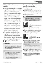 Предварительный просмотр 20 страницы Parkside 391006 2201 Original Instructions Manual