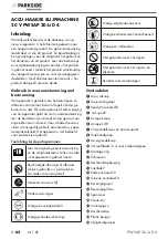 Предварительный просмотр 73 страницы Parkside 391006 2201 Original Instructions Manual