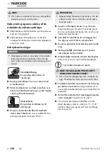 Предварительный просмотр 181 страницы Parkside 391006 2201 Original Instructions Manual