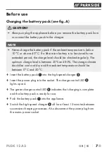 Preview for 12 page of Parkside 391280 2201 Translation Of The Original Instructions