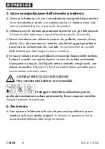 Предварительный просмотр 217 страницы Parkside 391286 2201 Translation Of The Original Instructions