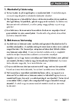 Preview for 236 page of Parkside 391286 2201 Translation Of The Original Instructions