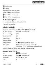 Предварительный просмотр 256 страницы Parkside 391286 2201 Translation Of The Original Instructions