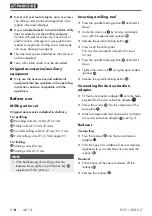 Preview for 10 page of Parkside 391511 2201 Translation Of The Original Instructions