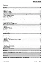 Preview for 49 page of Parkside 391511 2201 Translation Of The Original Instructions