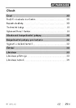 Preview for 32 page of Parkside 392859 2201 Operating Instructions Manual