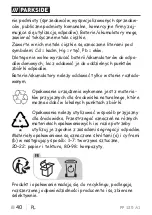 Preview for 43 page of Parkside 392859 2201 Operating Instructions Manual