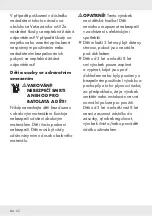 Preview for 83 page of Parkside 393729-2104 Operation And Safety Notes