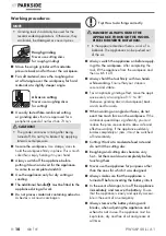 Preview for 21 page of Parkside 402248 2201 Original Instructions Manual