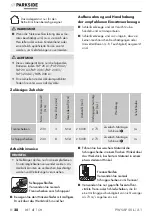 Preview for 39 page of Parkside 402248 2201 Original Instructions Manual