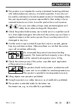 Preview for 6 page of Parkside 405827 2201 Operating Instructions Manual