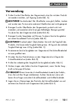 Preview for 16 page of Parkside 405827 2201 Operating Instructions Manual