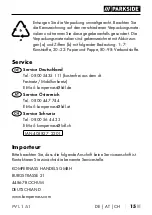 Preview for 18 page of Parkside 405827 2201 Operating Instructions Manual