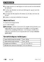 Preview for 23 page of Parkside 405827 2201 Operating Instructions Manual