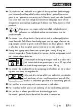 Preview for 30 page of Parkside 405827 2201 Operating Instructions Manual