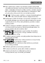 Preview for 54 page of Parkside 405827 2201 Operating Instructions Manual