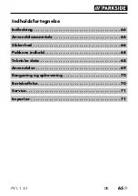 Preview for 68 page of Parkside 405827 2201 Operating Instructions Manual