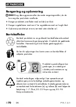 Preview for 73 page of Parkside 405827 2201 Operating Instructions Manual