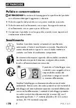 Preview for 81 page of Parkside 405827 2201 Operating Instructions Manual