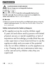 Preview for 13 page of Parkside 405829 2201 Translation Of The Original Instructions