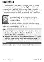 Preview for 21 page of Parkside 405829 2201 Translation Of The Original Instructions