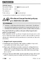 Preview for 133 page of Parkside 405829 2201 Translation Of The Original Instructions