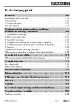 Preview for 210 page of Parkside 405829 2201 Translation Of The Original Instructions