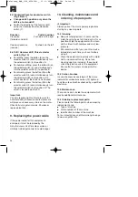 Предварительный просмотр 38 страницы Parkside 42.83.96 Operation And Safety Notes