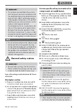 Предварительный просмотр 7 страницы Parkside 43089 Translation Of Original Operation Manual