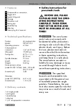 Предварительный просмотр 7 страницы Parkside 6.3 A2 Assembly, Operating And Safety Instructions, Translation Of The Original Instructions