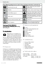 Предварительный просмотр 6 страницы Parkside 71600 Translation Of Original Operation Manual