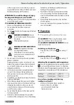 Предварительный просмотр 9 страницы Parkside 71600 Translation Of Original Operation Manual