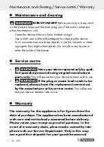 Предварительный просмотр 14 страницы Parkside 71921 Operation And Safety Notes