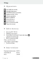 Предварительный просмотр 22 страницы Parkside 71921 Operation And Safety Notes