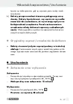 Предварительный просмотр 27 страницы Parkside 71921 Operation And Safety Notes