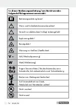 Предварительный просмотр 76 страницы Parkside 71921 Operation And Safety Notes