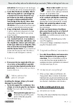 Preview for 9 page of Parkside 73359 Operation And Safety Notes